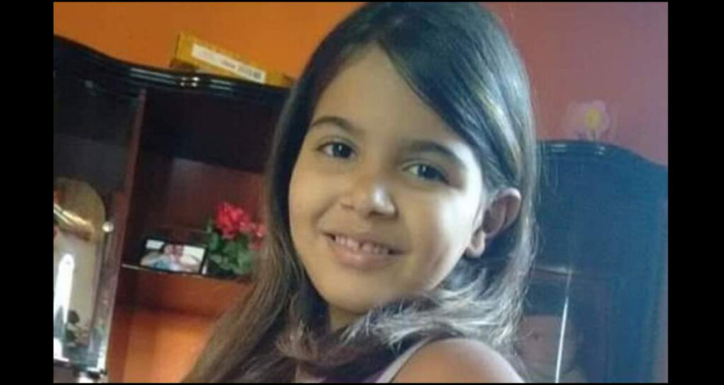 Gabrielly Magalhães foi morta aos 10 anos pela própria mãe