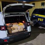 PRF apreende 353 kg de maconha e recupera veículo em Bataguassu