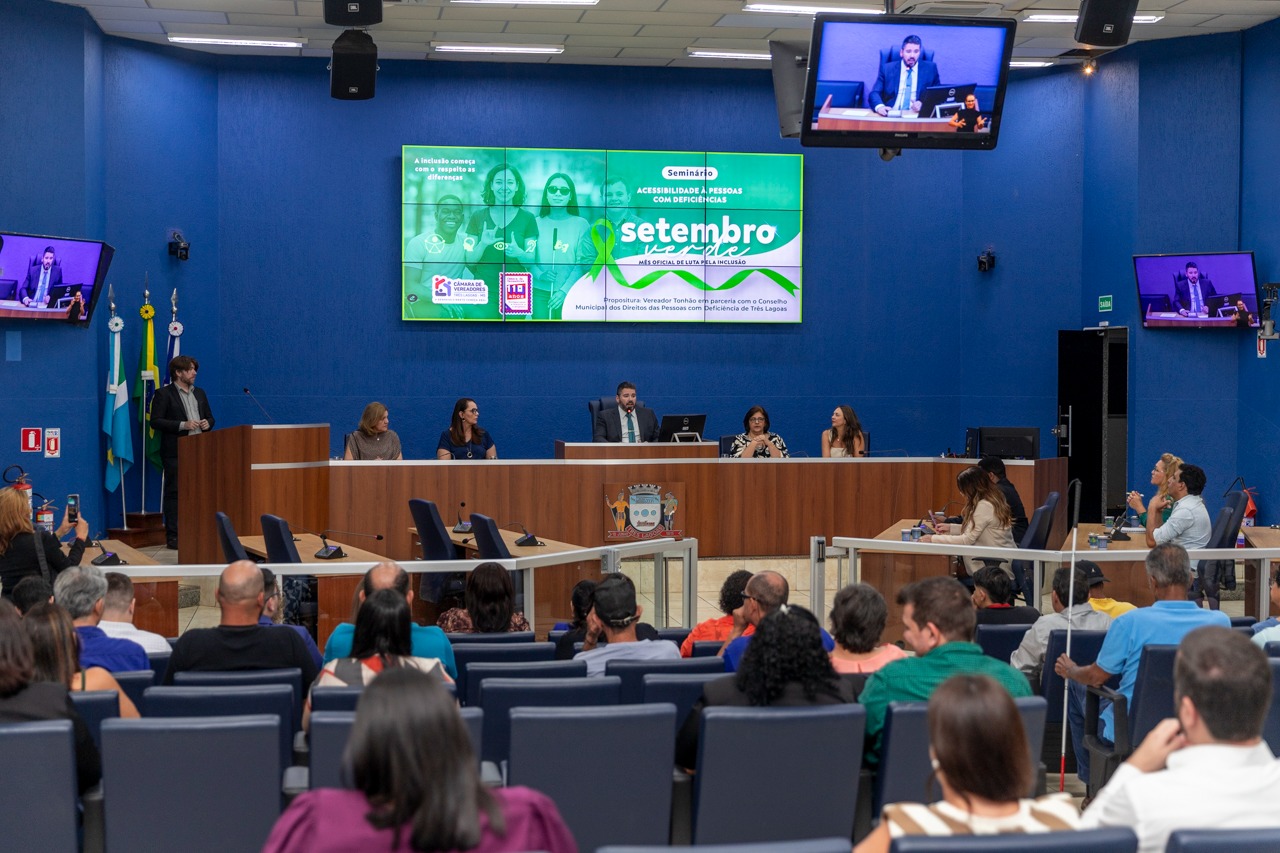 Seminário na Câmara debate questões de acessibilidade em Três Lagoas