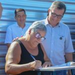 Dr. Cassino Maia assina ordem de serviço para construção de Escola de Tempo Integral no Montanini