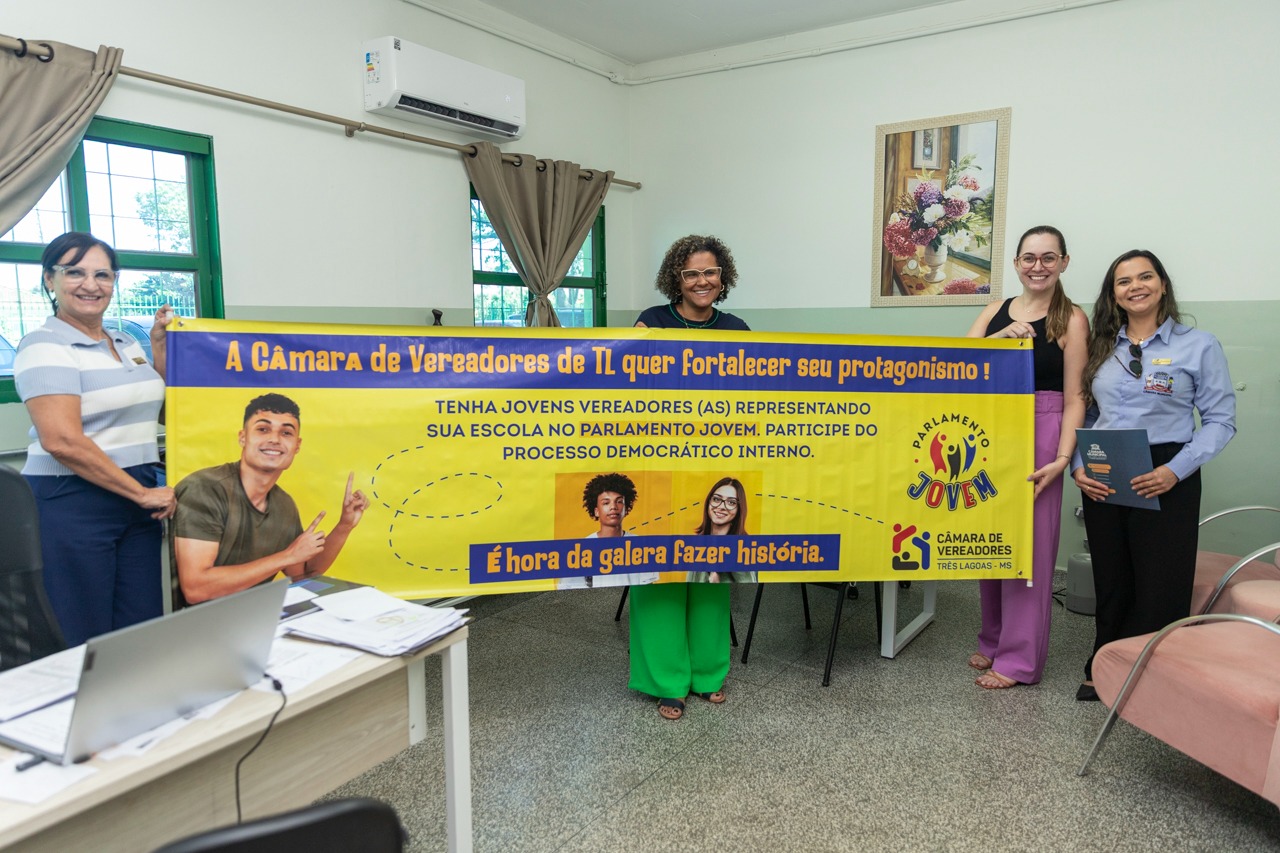 Câmara de Três Lagoas inicia processo eleitoral do Parlamento Jovem 2026