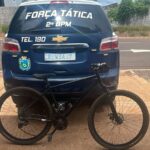 Força Tática do 2º BPM apreende adolescente por receptação de bicicleta furtada em Três Lagoas