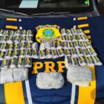 PRF apreende 10 kg de haxixe em Brasilândia (MS); motorista confessou transporte no tanque de combustível