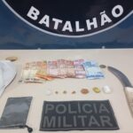 Polícia Militar prende homem de 49 anos por tráfico de drogas próximo à rodoviária de Três Lagoas
