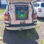 PM apreende três veículos carregados com cigarros contrabandeados em MS