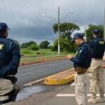 PRF recupera veículo furtado após perseguição e colisão na BR-262, em Três Lagoas