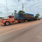 PRF apreende 46 pneus de origem estrangeira em caminhão na BR-262, em Três Lagoas