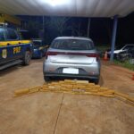 Dois flagrantes da PRF tiram de circulação mais de 114 kg de maconha