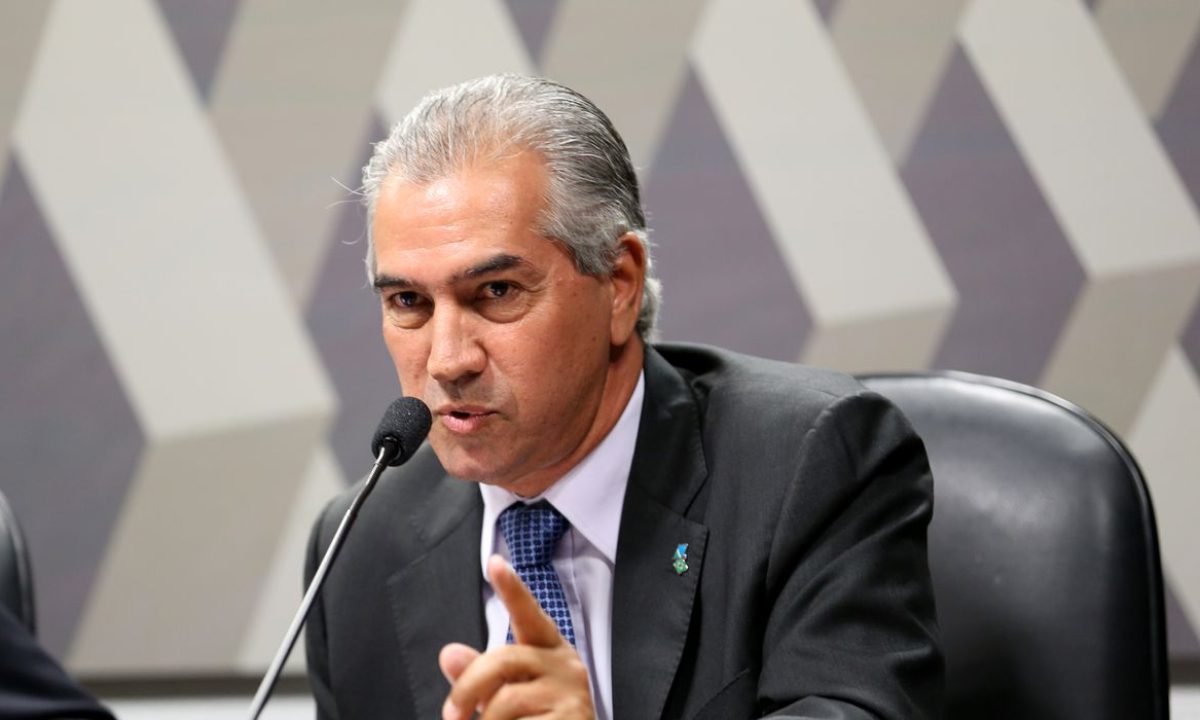 Brasília - O governador do Mato Grosso do Sul, Reinaldo Azambuja durante audiência pública da Comissão Mista Especial sobre a Lei Kandir (Wilson Dias/Agência Brasil)