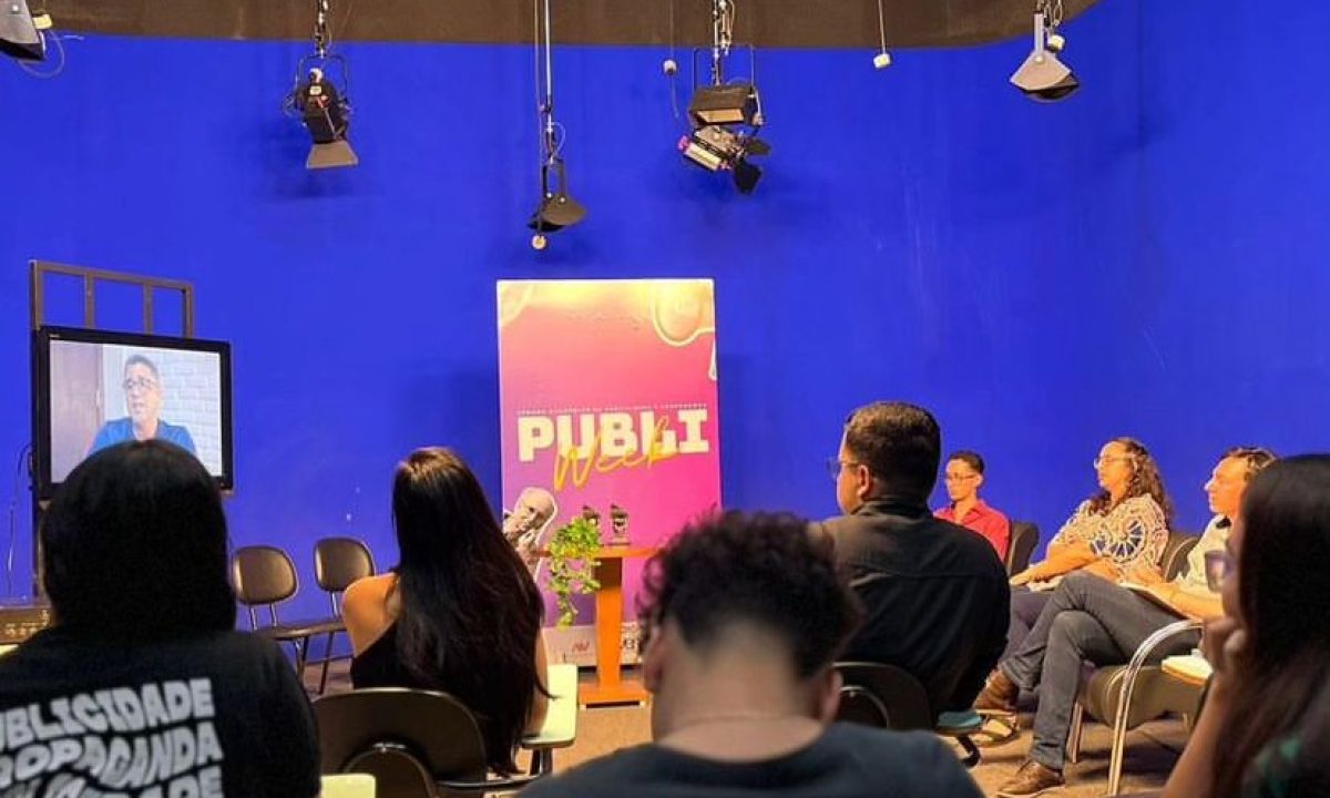 Evento ocorre na produtora de audiovisual, laboratório do curso de PP.