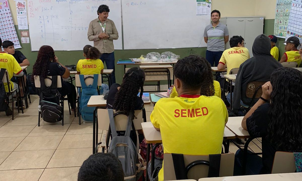 Foto sala de aula
