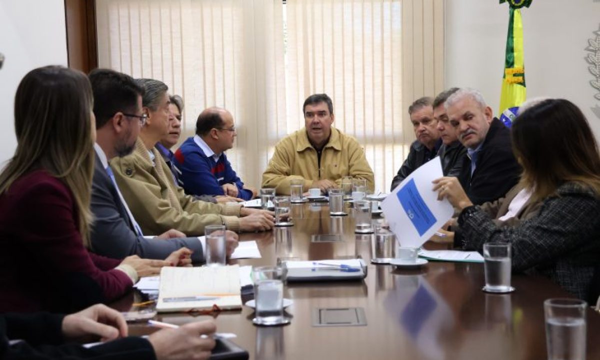 Governador-Eduardo-Ridel-reunido-com-a-bancada-de-deputados-federais-de-MS-para-discutir-reforma-tributaria-Foto-Alvaro-Rezende2-730x480