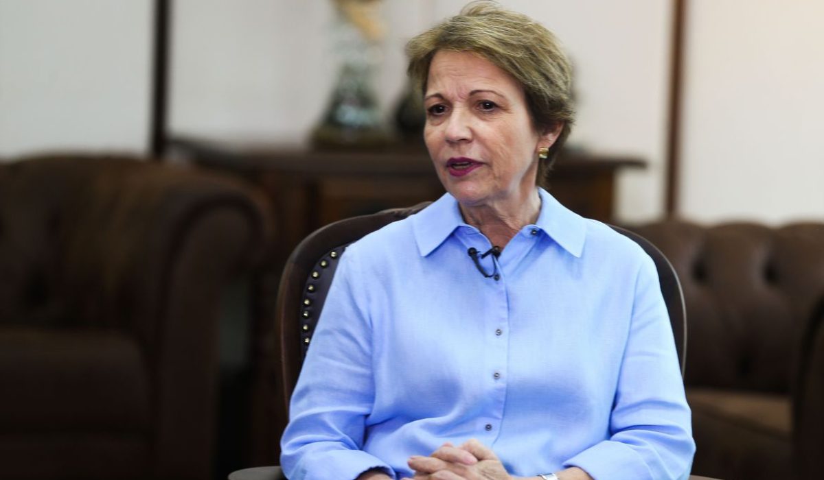 A ministra da Agricultura, Pecuária e Abastecimento, Tereza Cristina, participa do programa A Voz do Brasil