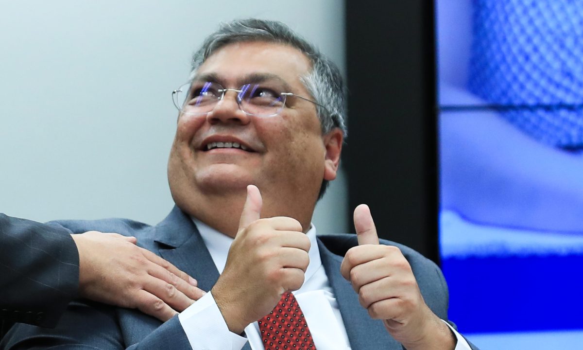 Brasília (DF) 28/03/2023 Ministro da justiça, Flávio Dino, durante  audiência na CCJ da Câmara dos Deputados.