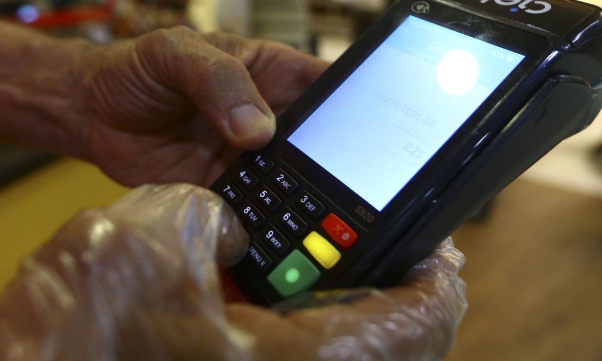 Pagamento em cartão.